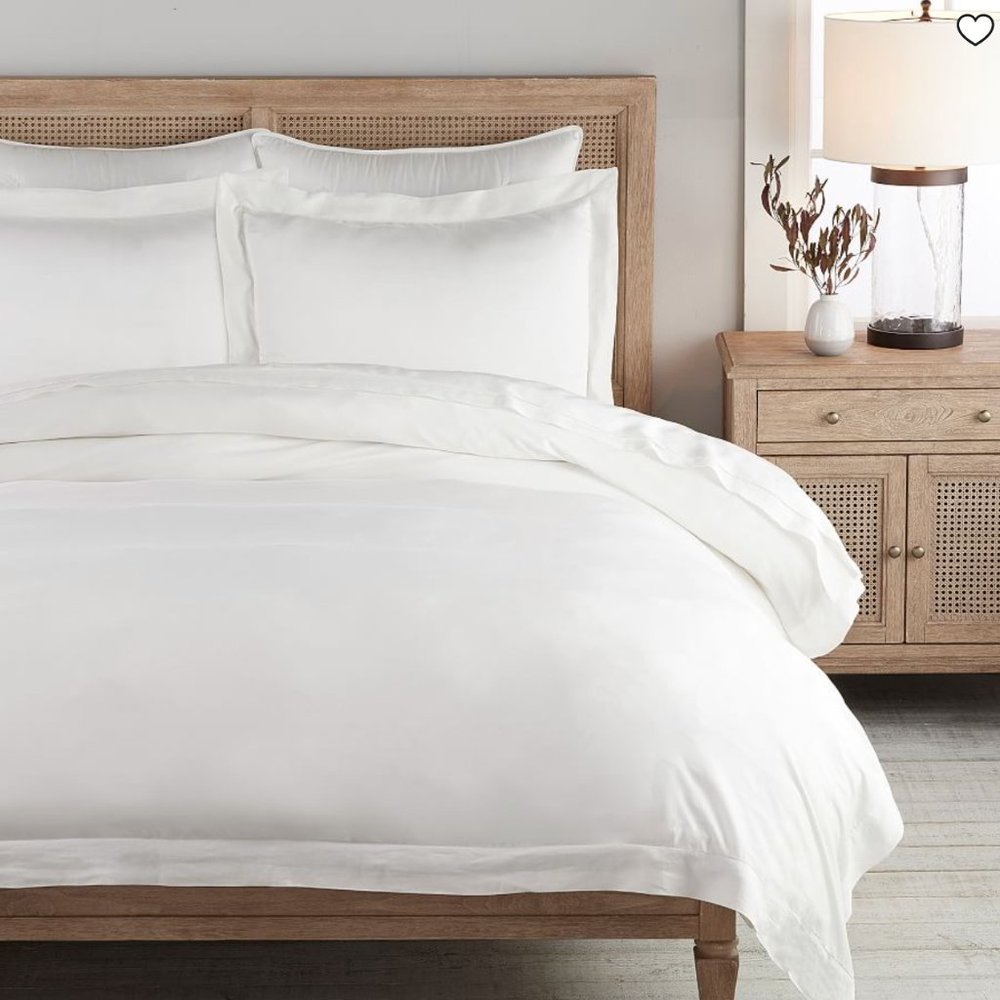 Pottery Barn Tencel Sham Set of 2 (King Size)